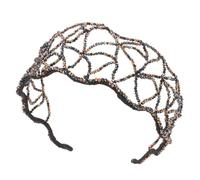 FRCOLOR Beaded Crystal Headband for Wedding Birthday Cosplay Unique Style Hair Jewelry