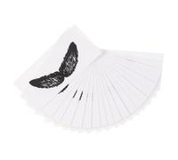 FRCOLOR Beard Modeling Stickers Nose Wax Hair Removers 20pcs Plastic Bead Protective Stickers for Facial Hair Removal Personal Care Supplies Suitable for Adult Nose Waxing