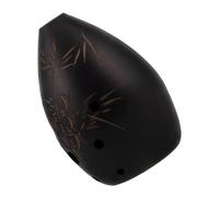FRCOLOR Beginner Eight Ceramic Ocarina Durable Traditional Wind Instrument for Adults and Easy to Master with Wide Tone Range for Outdoor and School Music Performances