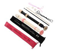 FRCOLOR Beginner Practice Clarinet German Style Soprano Recorder with Soft Carry Bag Educational Musical Instrument for Learning and Talent Development