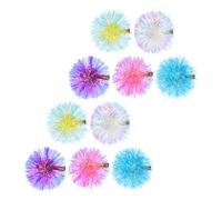 FRCOLOR birthday hair clips 10pcs, Plastic and Polyester, Portable Convenient Storage, for and at Birthday and Group Gatherings