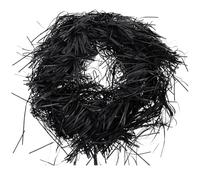 FRCOLOR Black Crinkle Cut Shredded Paper Filler for Candy and Boxes, Lightweight Paper Basket Stuffing Beautiful Appearance, Easy to Use for Mother's Day and Birthday Gift Wrapping