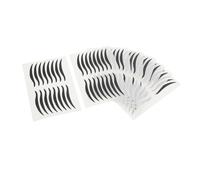 FRCOLOR Black Eyeliner Stickers 80 Pairs Waterproof Eye Line Stencils Reusable Makeup Tool for Cat Eye Looks