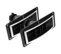 FRCOLOR Black Horn Tweeter for Speakers 10-inch Abs Sturdy Speaker Tweeter with Light Feature Convenient to Use and Professional Pa Systems