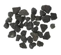 FRCOLOR Black Volcanic Lava Rocks Aromatherapy Stones 500g Pack 2-3cm Natural Decorative Spar Rocks for Fish Tank and Planter Aquarium Decoration