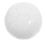 FRCOLOR Blank DIY Soccer Ball for Hand Painting Unfinished White Football for Art and Outdoor Training PVC Material Reusable Craft Ball for Creative Graffiti and Signature Keepsakes
