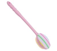 FRCOLOR Body Scrubber for Women Long Handle Bath Brush Soft Exfoliating Head Shower Back Brush for Men for Relaxing Bathing