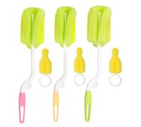 FRCOLOR Bottle Cleaning Brush Feeding Bottle Brush Pacifier Sponge Brush for Home Outdoor Use 1 Set
