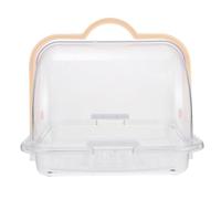FRCOLOR Bottle Draining Rack Portable Milk Bottle Holder and Tableware Storage Box with Lid Mini Sealed Hygiene Case for Supplies and Bread Chopstick Organizer