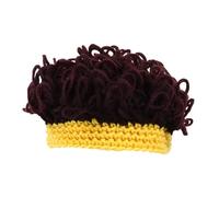 FRCOLOR Boy Girl Hats Boys and Girls Wig Hat Knitted and Neck Shade Cap and Costume Supplies for Photography