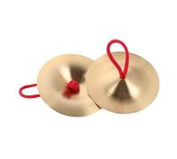 FRCOLOR Boy Girl's Cymbals Mini Finger Cymbals Percussion Musical Instrument for Education Classroom Boys and Girls Small Hand Learning Toys