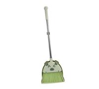 FRCOLOR Boys and Girls Broom and Dustpan Set Small Cartoon Design for Boy Girl's Cleaning at Home Kindergarten Includes Broom and Scoop Set for Easy Use