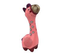 FRCOLOR Boys and Girls Wireless Wireless Connectivity Microphone Toy Pink Plastic Simulation Microphone Plaything with Speaker for Children Singing and Karaoke Entertainment