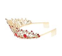 FRCOLOR Bridal Crown Wedding Crown Rhinestone Bride Accessories Bridal Headpiece for Wedding Tiaras for Women for Girls Queen Tiara