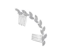 FRCOLOR Bridal Hair Comb Clip Crystal Wedding Hair Accessory Women Headpiece for Bridal Wedding Engagement