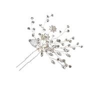 FRCOLOR Bridal Hairpin u Shape Wedding Headpiece Fashion Hair Accessories for Bride Bridesmaid Flower Girl