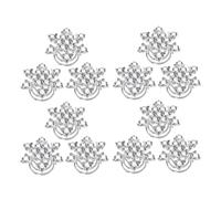 FRCOLOR Bridal Headpieces 15pcs Spiral Snowflake Hair Clips Jewelry Twist Coils
