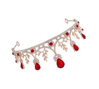 FRCOLOR Bridal Tiara Crown Rhinestone Wedding Headband Elegant Bridal Hair Accessory for Bride Prom Pageant Party with Durable Comfortable Design