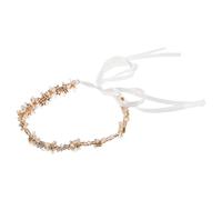 FRCOLOR Bridal Wedding Headband Lightweight Handmade Rhinestone Hair Vine Crystal Hairpiece for Brides Bridesmaids Elegant European American Style Accessory