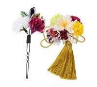 FRCOLOR Bride to Be Decorations Wedding Hairpin Comb Set Japanese Style Hair Combs