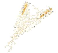 FRCOLOR Bride's Wedding Hair Clip Pearl Rhinestone Headpiece Elegant Hair Accessories for Women