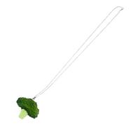 FRCOLOR Broccoli Pendant Necklace for Women Simple Jewelry for Veggie Lovers Elegant and Comfortable for Necklaces for Daily Wear and Special Occasions