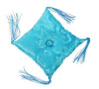 FRCOLOR Buddhist Sound Bowl Mats Cloth Singing Bowl Cushion Blue Nepal Style Decorative Pad in Meditation and Yoga Color Color