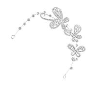 FRCOLOR Butterfly Costume Boys and Girls Sparkly Headband Hair Accessories Butterfly Headband for Women Rhinestone Headdress Crystal Hair Hoop
