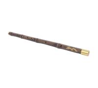 FRCOLOR C Key Bamboo Dizi Flute Traditional Handmade Chinese Bamboo Flute with Dragon Phoenix Pattern for Adults and Music Practice and Cultural Performance