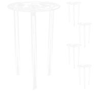 FRCOLOR Cake Support Rods Ps Cake Separator Plates with Multi-Layered Design 5 Sets Sturdy for Bakers and Baking