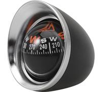 FRCOLOR Car Dashboard Compass Ball with Adhesive Base for Accurate Orientation Black Abs Acrylic Sphere Car Mount Compass for Dashboard or Anywhere the Beaten Track Takes You