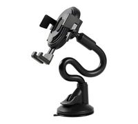 FRCOLOR Car Suction Cup Phone Holder Extended Length Dashboard Mount Adjustable Rotatable Auto Suction Cup Stand for Car Windshield Compatible with Smartphones
