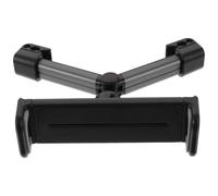 FRCOLOR Car Tablet Holder Tablet Mount over Eight Years Old with Retractable Field of View and Great Reliability Aluminum Alloy Abs PC Pp Silicone Triangular Structure Black for Car