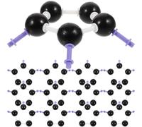 FRCOLOR Carbon 60 Molecular Structure Model Kit 23Mm Spherical Buckminsterfullerene Carbon Molecule Science Educational Instrument Chemistry Molecular Model Assembly Set for Students and