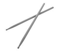 FRCOLOR Carbon Fiber Drumsticks Lightweight Portable Percussion Sticks with Comfortable Grip for Jazz Rock Drummers Durable Slip Musical Exercise Sticks Gray
