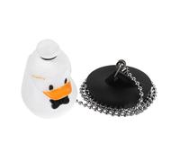 FRCOLOR Cartoon Duckling Bath Plug Versatile Drain Stopper for Baby Bathtubs Sinks and Showers