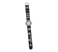 FRCOLOR Cartoon Football Quartz Watch with Strap Large Dial and Clear Numbers for Boys and Durable Childrens Timepiece for Everyday Wear