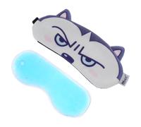 FRCOLOR Cartoon Sleeping Eye Mask Hot Cold Compress Blinder Practical Cloth Sleep Patch to Reduce Under-Eye Bags and Eye Fatigue for Rest and Relaxation
