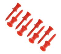 FRCOLOR Castle Made of Lightweight Abs Plastic 50pcs Tees Golf Mm Orange Easy to Carry and Sturdy for Golfers Practicing on Driving Range or Course