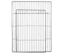 FRCOLOR Cat Cage Door Panel 35x45cm Encrypted Wire Mesh Removable Pet Playpen Door for Indoor Outdoor Use, Small Cage Divider for Kitten Puppy Rabbit Enclosure Black