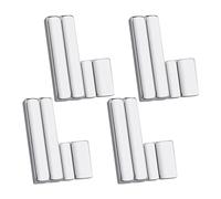 FRCOLOR Cat Eye Nail Magnets 4 Sets Multifunctional Magnetic Nail Art Tools for Professional Manicure Creativity and Unique Cat Eye Effect