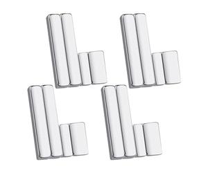 FRCOLOR Cat Eye Nail Magnets 4 Sets Multifunctional Magnetic Nail Art Tools for Professional Manicure Creativity and Unique Cat Eye Effect