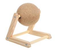 FRCOLOR Cat Scratcher Sisal Scratching Ball Small L-shaped Cat Climbing Plaything Kitten Exercise Indoor