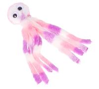 FRCOLOR Catnip Plush Octopus Cat for Indoor Cats, Bite Resistant Kitten Teething with Striped Catnip Plush, Interactive Chew for Kitten Play and Dental Health