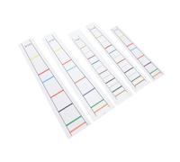 FRCOLOR Cello Finger Guide Stickers for Beginners, 5 Sheets Easy to Remove Pvc and Paper Fingerboard Labels, Combination of Listening and Seeing, Suitable for Children and Adult Practice