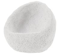 FRCOLOR Ceramic Anemone Nest Fish Tank Decor with Bionic Surface Structure and Secure Underwater Habitat, White Marine Life Decoration for Aquascaping and Aquatic Organisms Enhancement