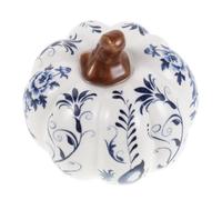 FRCOLOR Ceramic Chinoiserie Pumpkins Tabletop Decor for Autumn Harvest Featuring Rustic Ceramic Material and Versatile Table Centerpiece for Thanksgiving Celebration and Autumn Table Decor