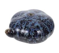 FRCOLOR Ceramic Ink Droplet Blue Glaze Calligraphy Water Dropper Pottery Water Container Hand-Painted Inkstone Accessory for Chinese Brush Painting and Calligraphy Supplies