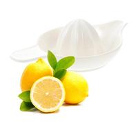 FRCOLOR Ceramic Manual Juicer, Handheld Fruit Squeezer for Orange and Watermelon, Portable and Lightweight Fresh Juice Extraction Tool for Bakery and Fruit Shop, Lemon Juicer