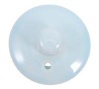 FRCOLOR Ceramic Mug Lid Top Replacement Blue Pot Lid Knob Snug Fit Designed to Avoid Burns for Tea Cup Use